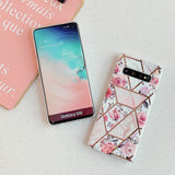 Coque Samsung Galaxy Motif Fleurs Géométriques