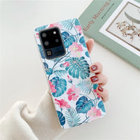 Coque Samsung Galaxy Laser Fleurs & Feuilles