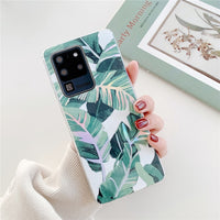 Coque Samsung Galaxy Laser Fleurs & Feuilles